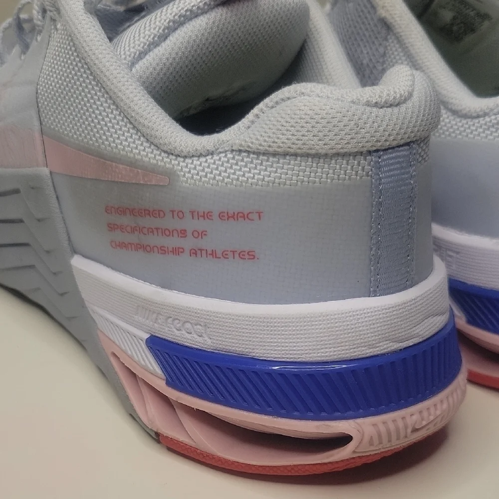 Nike Gray and Pink Athletic Shoes Lightweight Mesh Design